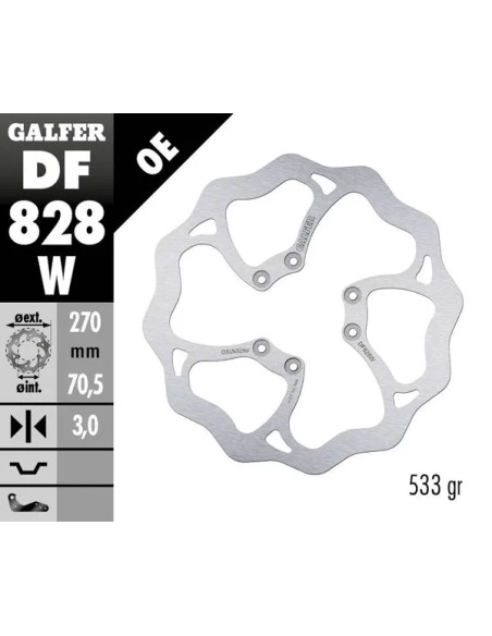 GALFER Bremsscheiben - Detailansicht