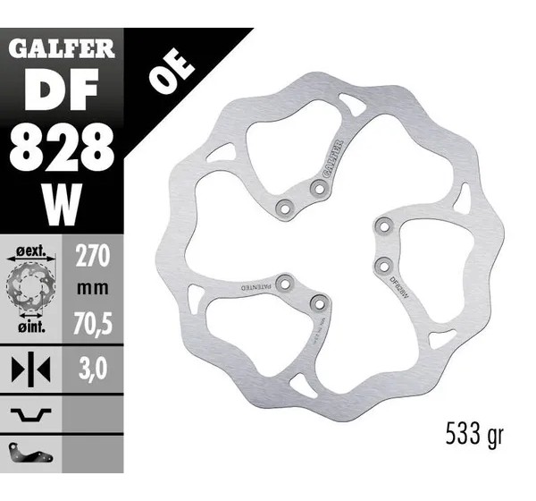 GALFER Bremsscheiben - Detailansicht