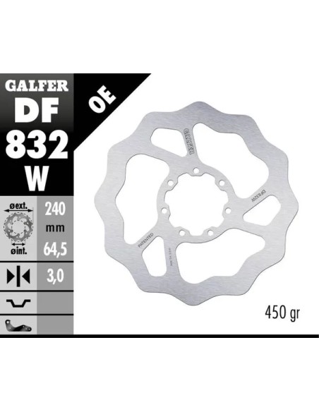 GALFER Bremsscheiben - Detailansicht