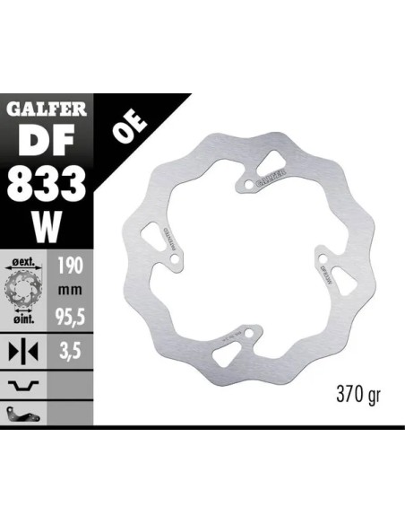 GALFER Bremsscheiben - Detailansicht
