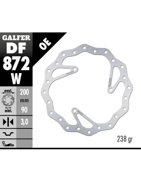 GALFER Bremsscheiben - Detailansicht