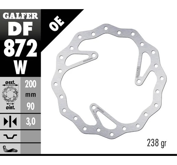 GALFER Bremsscheiben - Detailansicht