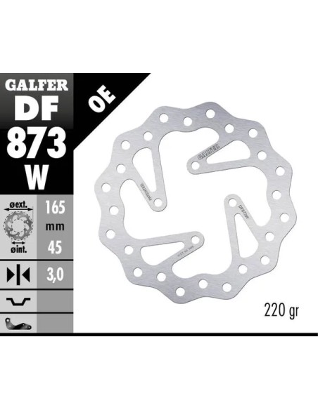 GALFER Bremsscheiben - Detailansicht