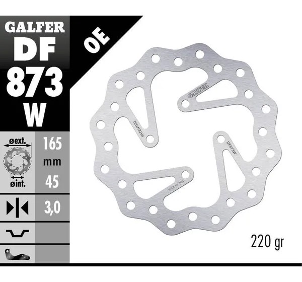 GALFER Bremsscheiben - Detailansicht