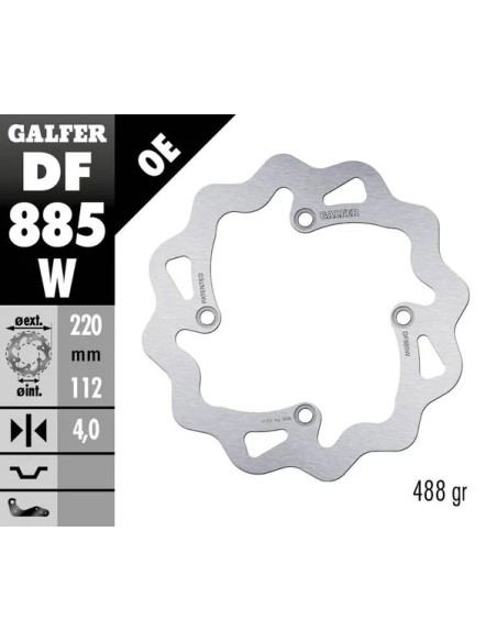 GALFER Bremsscheiben - Detailansicht