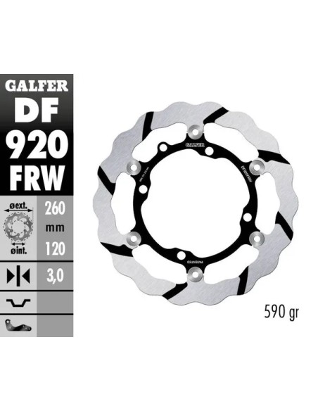 GALFER Bremsscheiben - Detailansicht