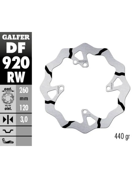 GALFER Bremsscheiben - Detailansicht