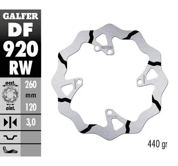 GALFER Bremsscheiben - Detailansicht