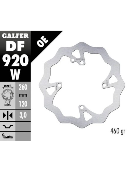 GALFER Bremsscheiben - Detailansicht