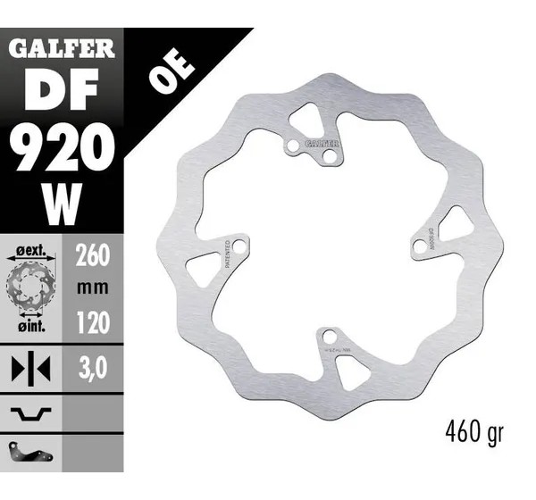 GALFER Bremsscheiben - Detailansicht