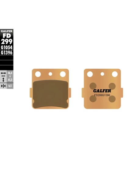 GALFER Bremsbeläge & Bremsbacken für YAMAHA YZ 85 SW ab 2003