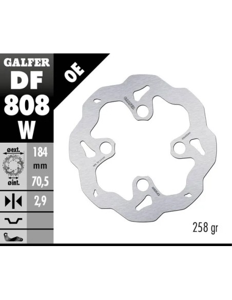 GALFER Bremsscheiben - Detailansicht