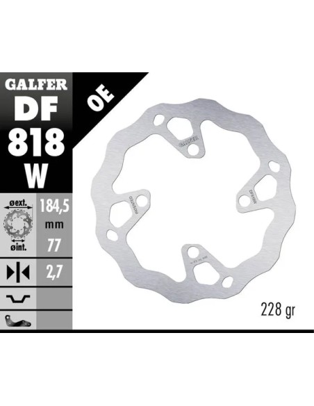GALFER Bremsscheiben - Detailansicht
