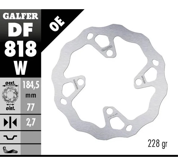GALFER Bremsscheiben - Detailansicht