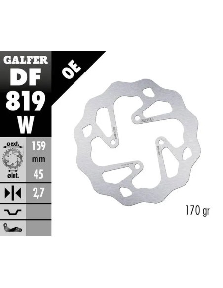 GALFER Bremsscheiben - Detailansicht