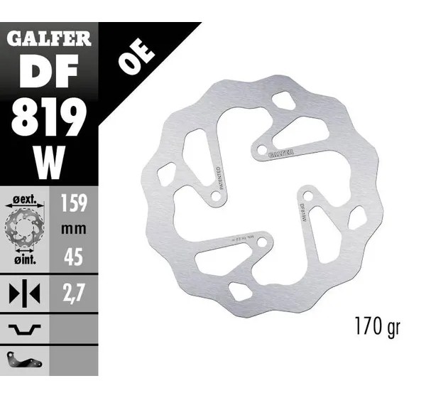 GALFER Bremsscheiben - Detailansicht