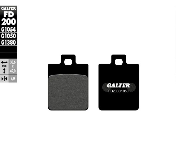 GALFER Bremsbeläge & Bremsbacken für GILERA STALKER 50 DT 1997-2006