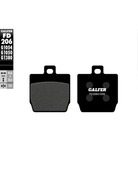 GALFER Bremsbeläge & Bremsbacken für MBK NITRO 50 1997-2001