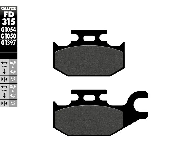GALFER Bremsbeläge & Bremsbacken für SUZUKI LT-A 400 ASI 4X4 2011-2024
