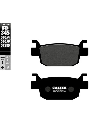 GALFER Bremsbeläge & Bremsbacken für HONDA SH 150 I ABS 2013-2022