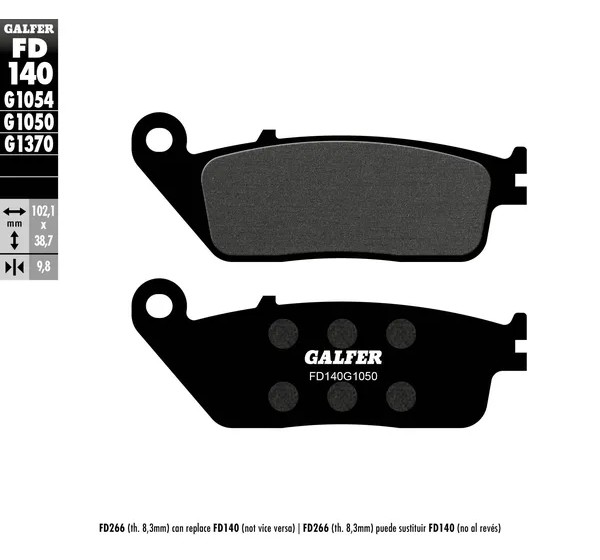 GALFER Bremsbeläge & Bremsbacken für HONDA VT 1300 CX ABS 2010-2024
