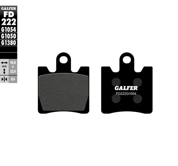 GALFER Bremsbeläge & Bremsbacken für DAELIM S2 125 F.I 2006-2015