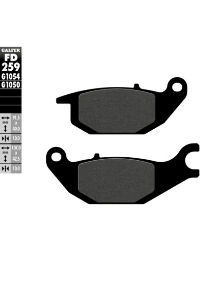 GALFER Bremsbeläge & Bremsbacken für HONDA XL 125 V 2001-2016