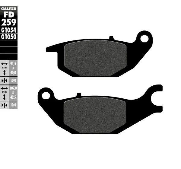 GALFER Bremsbeläge & Bremsbacken für HONDA XL 125 V 2001-2016