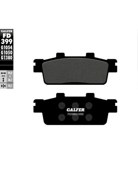 GALFER Bremsbeläge & Bremsbacken für SYM GTS 125 2007-2015