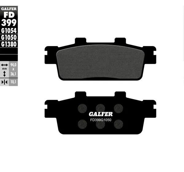 GALFER Bremsbeläge & Bremsbacken für SYM GTS 125 2007-2015