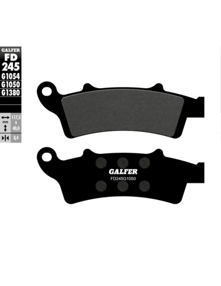 GALFER Bremsbeläge & Bremsbacken für APRILIA SCARABEO 125 I.E. 2009-2016