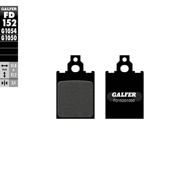 GALFER Bremsbeläge & Bremsbacken für MALAGUTI F15 50 LC DD 1998-2003