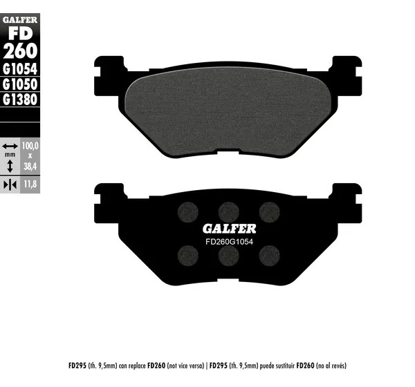 GALFER Bremsbeläge & Bremsbacken für YAMAHA XP 500 T-Max 2003