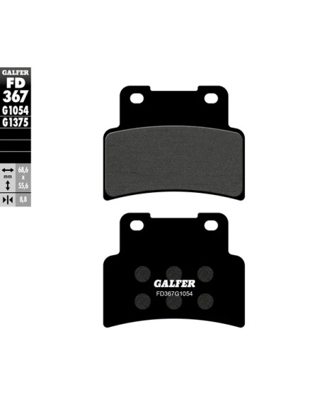 GALFER Bremsbeläge & Bremsbacken für YAMAHA YZF-R 125 ABS 2014-2024