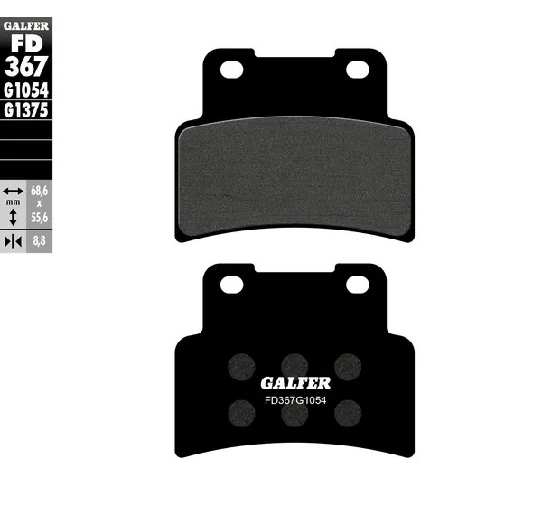 GALFER Bremsbeläge & Bremsbacken für YAMAHA YZF-R 125 ABS 2014-2024