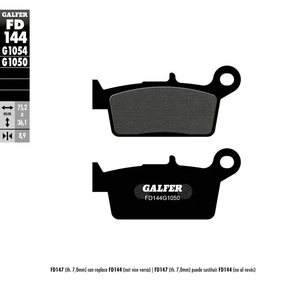 GALFER Bremsbeläge & Bremsbacken für DAELIM BESBI 125 2008-2020