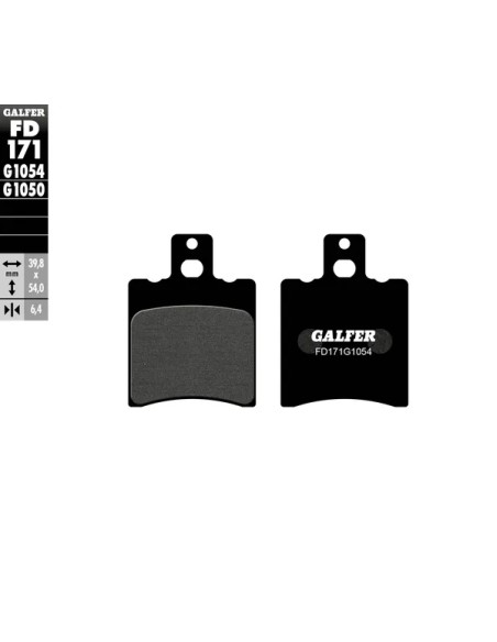 GALFER Bremsbeläge & Bremsbacken für MBK NITRO 50 1997-2017