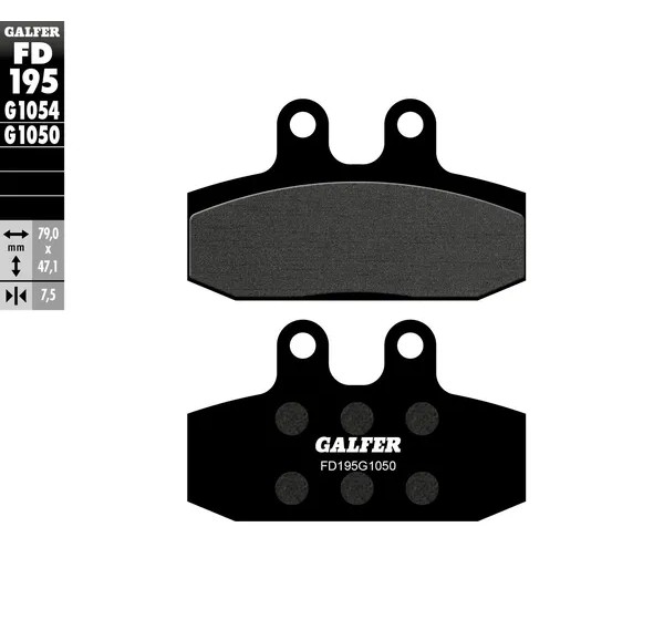 GALFER Bremsbeläge & Bremsbacken für HONDA CMX 250 C 2000-2007