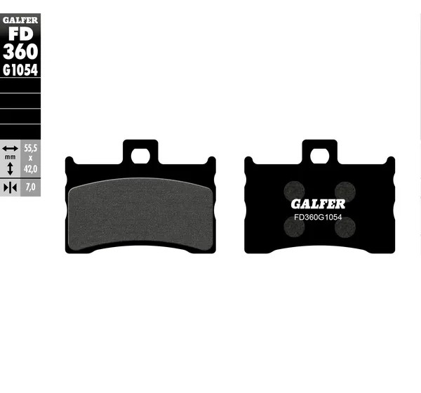 GALFER Bremsbeläge & Bremsbacken für METRAKIT GP 50 R 2008-2010