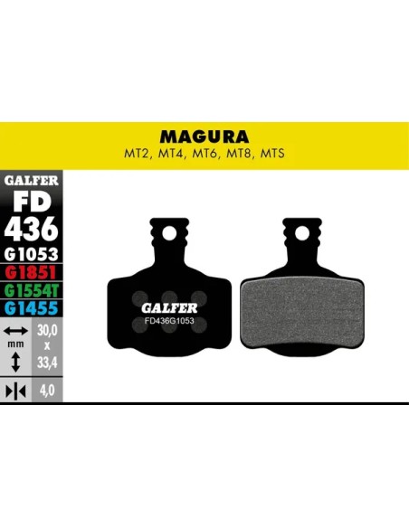 GALFER Bremsbeläge - BRAKE PAD PERFORMANCE