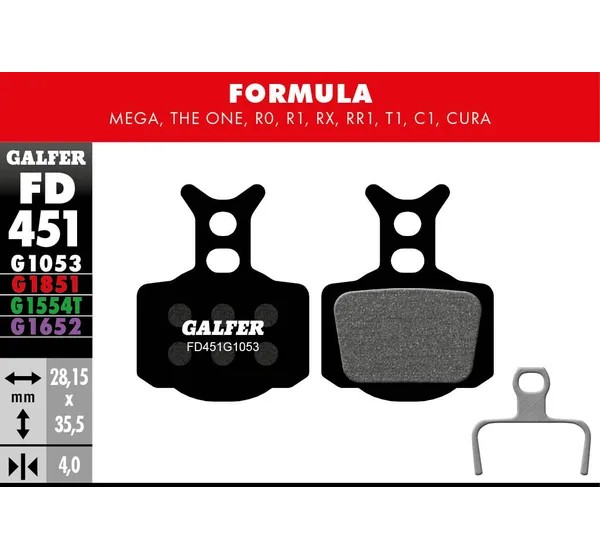 GALFER Bremsbeläge - BRAKE PAD PERFORMANCE
