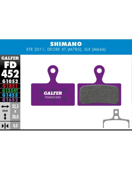 GALFER Bremsbeläge - BRAKE PAD E-BIKE