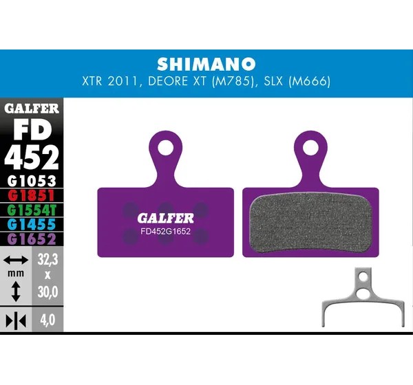 GALFER Bremsbeläge - BRAKE PAD E-BIKE