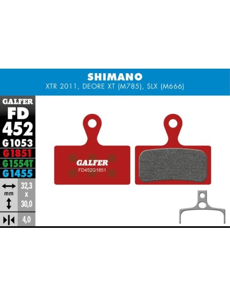 GALFER Bremsbeläge - BRAKE PAD ADVANCED