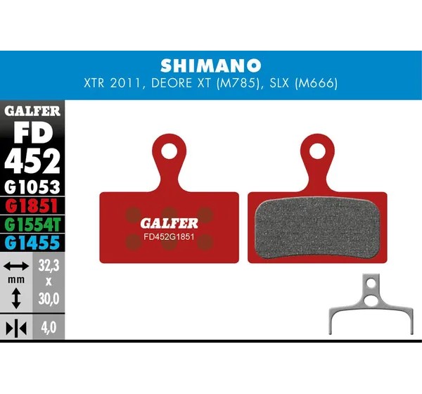 GALFER Bremsbeläge - BRAKE PAD ADVANCED