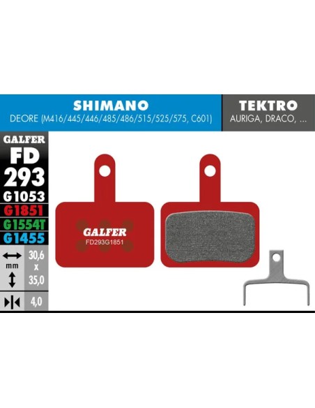GALFER Bremsbeläge - BRAKE PAD ADVANCED