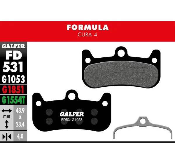 GALFER Bremsbeläge - BRAKE PAD PERFORMANCE
