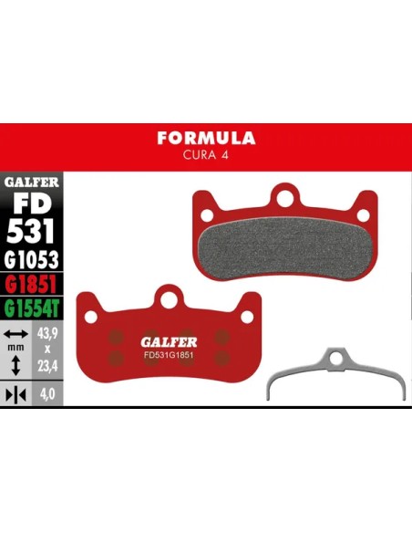 GALFER Bremsbeläge - BRAKE PAD ADVANCED