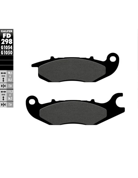 GALFER Bremsbeläge & Bremsbacken für HONDA CBR 125 R 2004-2016