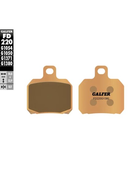 GALFER Bremsbeläge & Bremsbacken für DERBI SENDA 50 DRD R 2006-2015